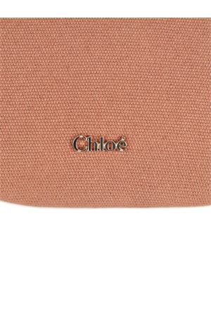 brown cotton logo pouch CHLOÉ KIDS | C20685360